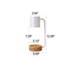 Candle Warmer Lamp Dimmable Wooden Base Electric Wax Melt Lamp with Optional Timer Japanese Minimalist Table Lamp for Bedroom