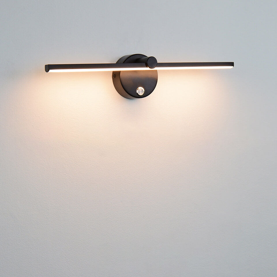 LED Mirror Wall Light Rotatable Aluminium Bar Wall Lamp with Optional Switch Minimalist Bathroom Vanity Light for Mirror | Bedside and Hallway
