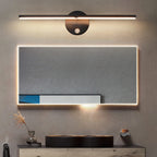 LED Mirror Wall Light Rotatable Aluminium Bar Wall Lamp with Optional Switch Minimalist Bathroom Vanity Light for Mirror | Bedside and Hallway