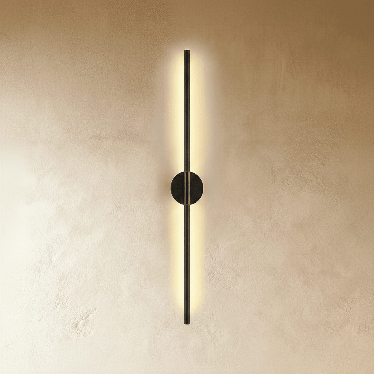 Modern Aluminium Wall Light for Living Room and Hallway in Black — Ashbury Home & Living