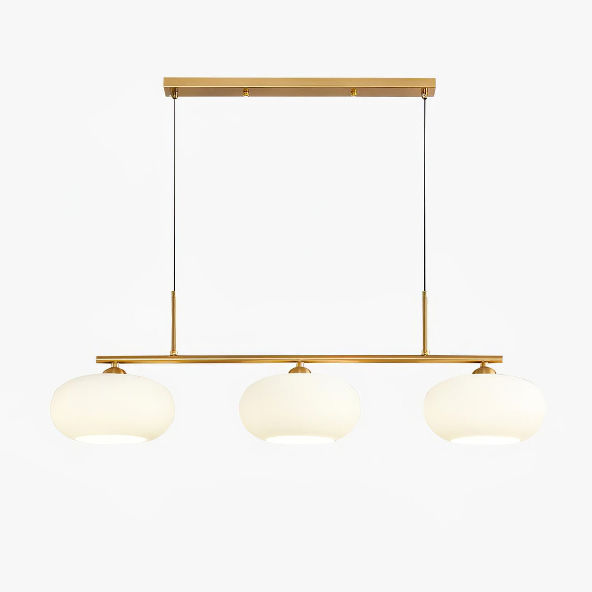 Modern Glass Pendant Light With Tri-Colour LED Glow — Ashbury Home & Living