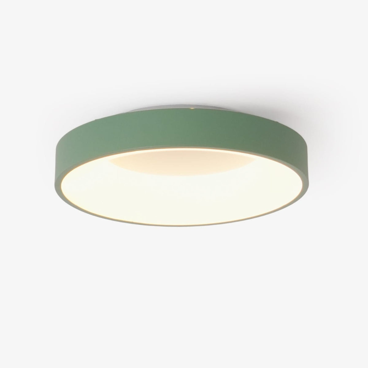 Modern Wrought Iron Flush Mount Ceiling Light With Tri-Colour LED Glow — Ashbury Home & Living