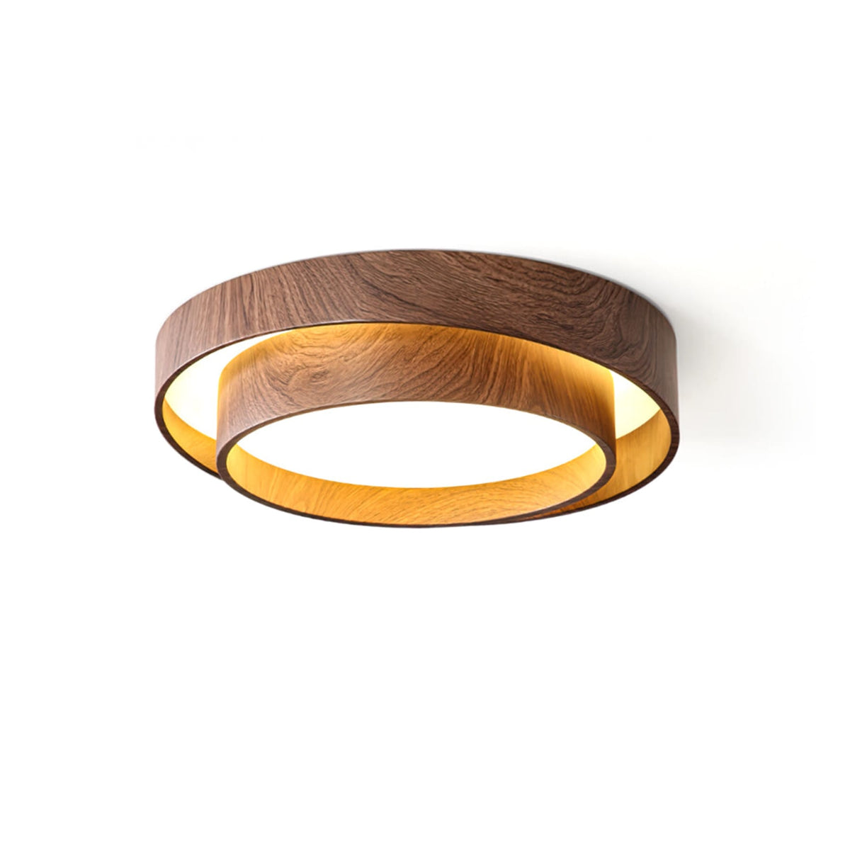Scandinavian Wood Flush Mount Ceiling Light for Living Room — Ashbury Home & Living