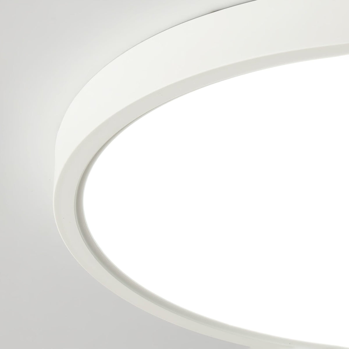 Minimalist Iron Flush Mount Ceiling Light With Slim Low-Profile Design — Ashbury Home & Living