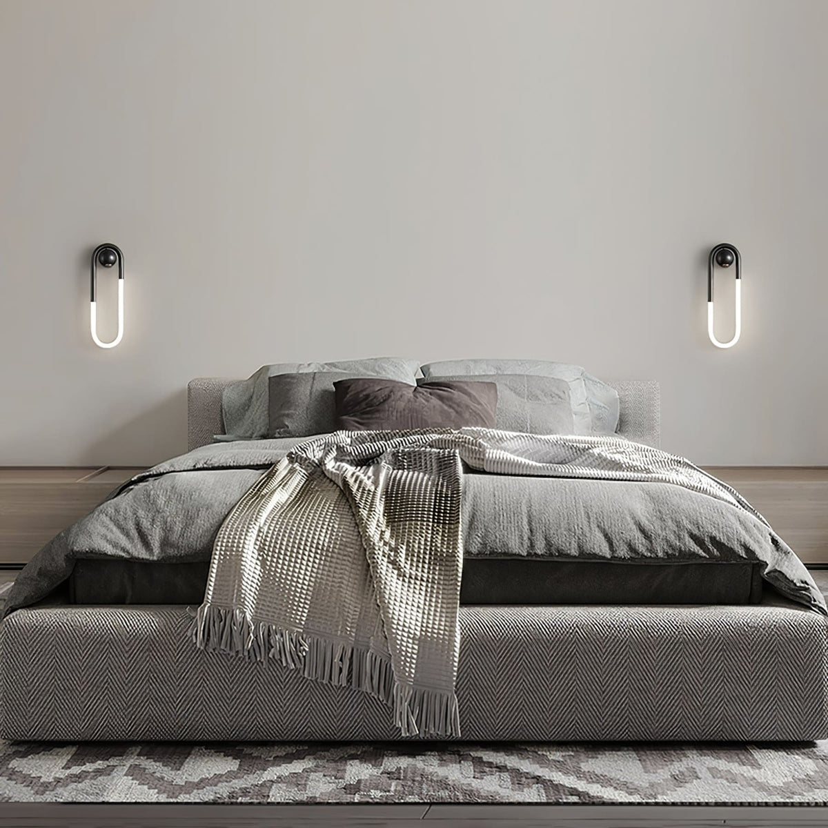 Minimalist Metal Wall Light for Living Room and Bedroom — Ashbury Home & Living
