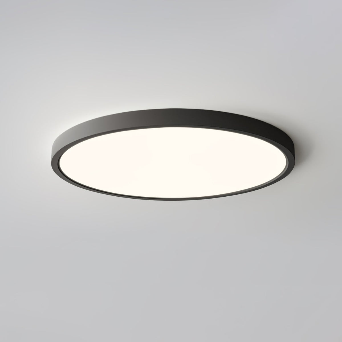 Minimalist Iron Flush Mount Ceiling Light With Slim Low-Profile Design — Ashbury Home & Living
