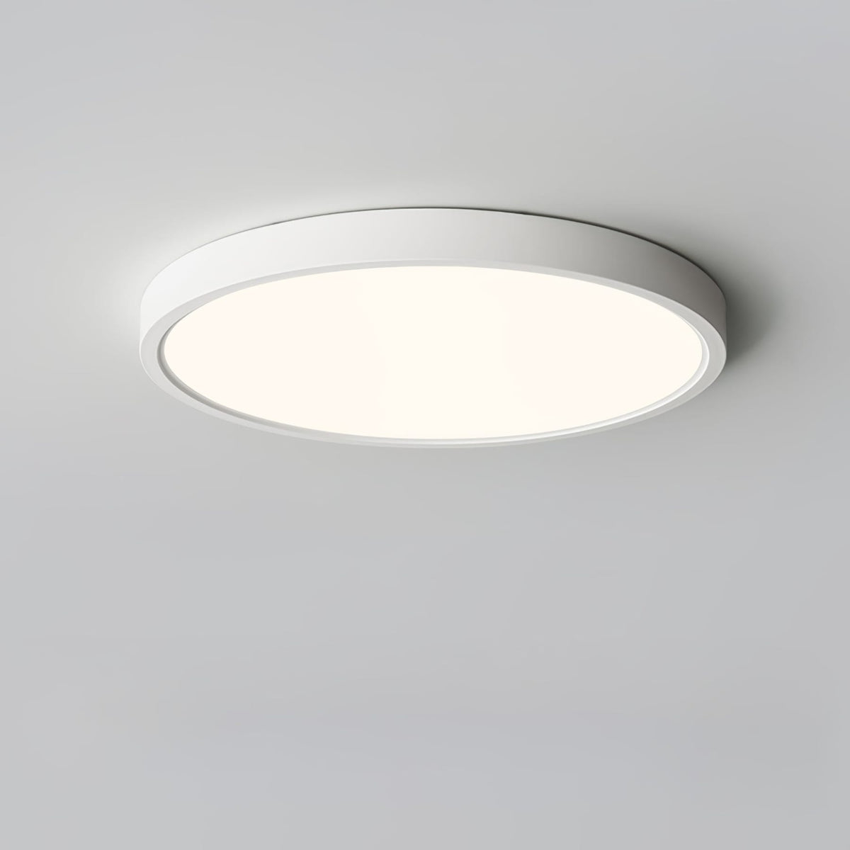 Minimalist Iron Flush Mount Ceiling Light With Slim Low-Profile Design — Ashbury Home & Living