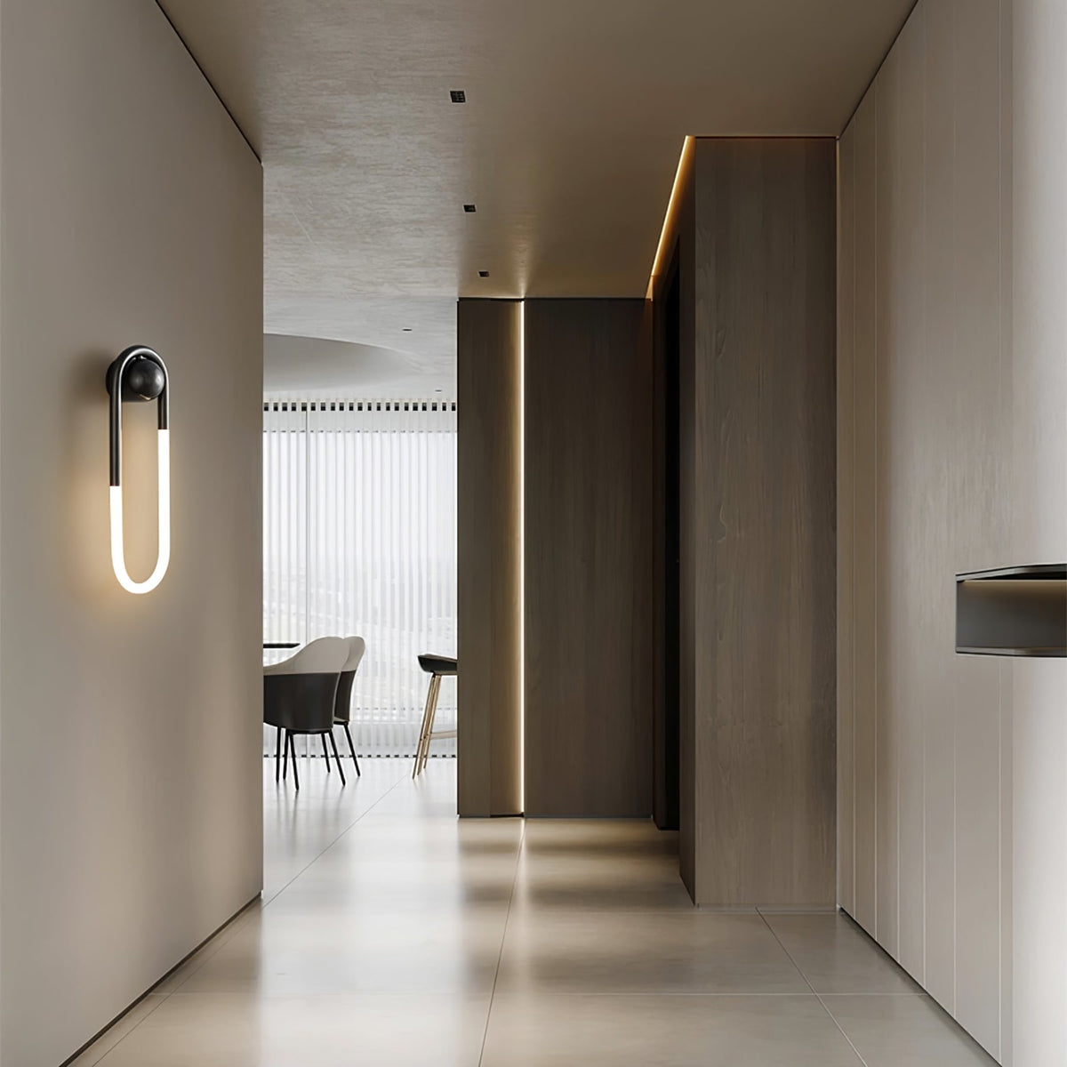 Minimalist Metal Wall Light for Living Room and Bedroom — Ashbury Home & Living