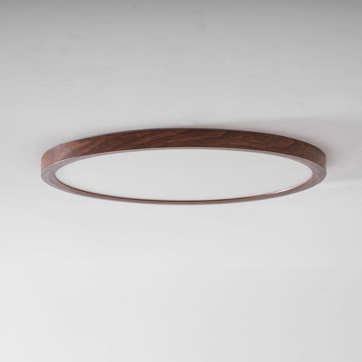 Minimalist Wood Flush Mount Ceiling Light With Slim Profile — Ashbury Home & Living