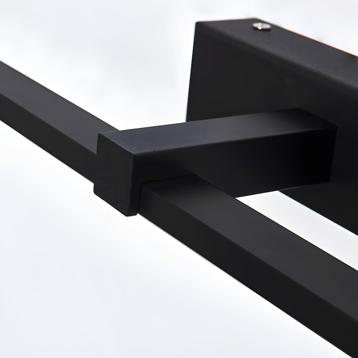 Modern Iron Linear Wall Light With Integrated LED for Hallway — Ashbury Home & Living