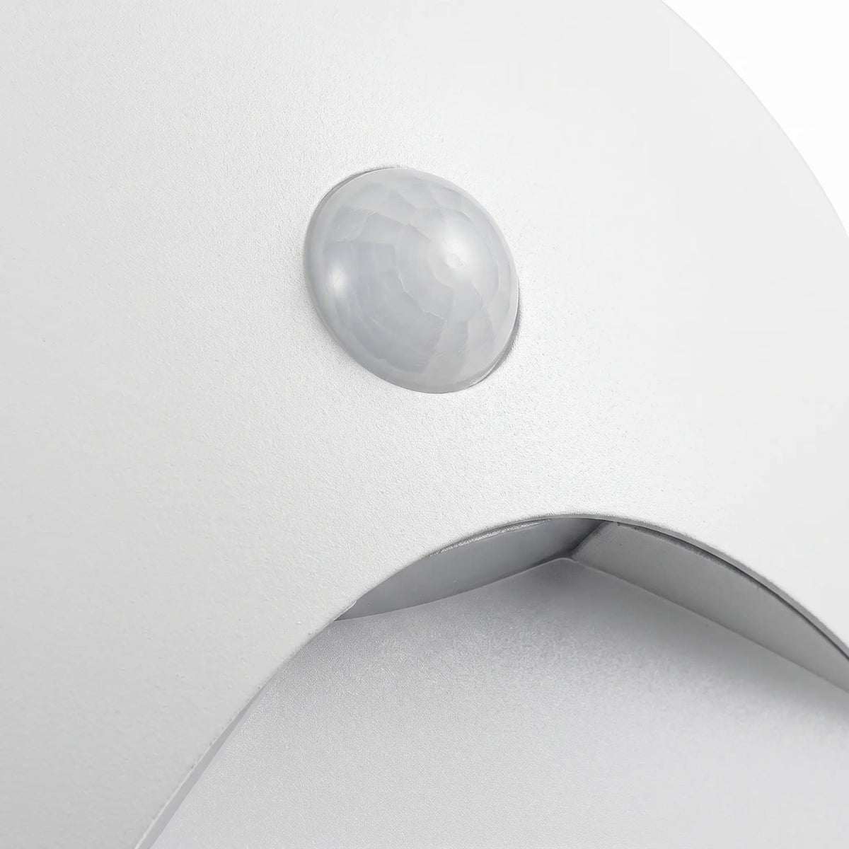 Contemporary Matte Metal Wall Light With Motion Sensor Option for Hallways — Ashbury Home & Living