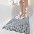 Non-Slip Bathtub Mat with Suction Cups Quick Drying Rubber Bath Mat Anti-Slip Shower Mat for Bathtub Safety for Elderly and Children