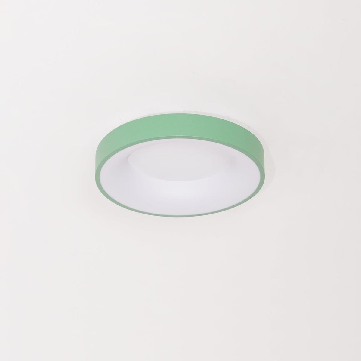 Modern Wrought Iron Flush Mount Ceiling Light With Tri-Colour LED Glow — Ashbury Home & Living