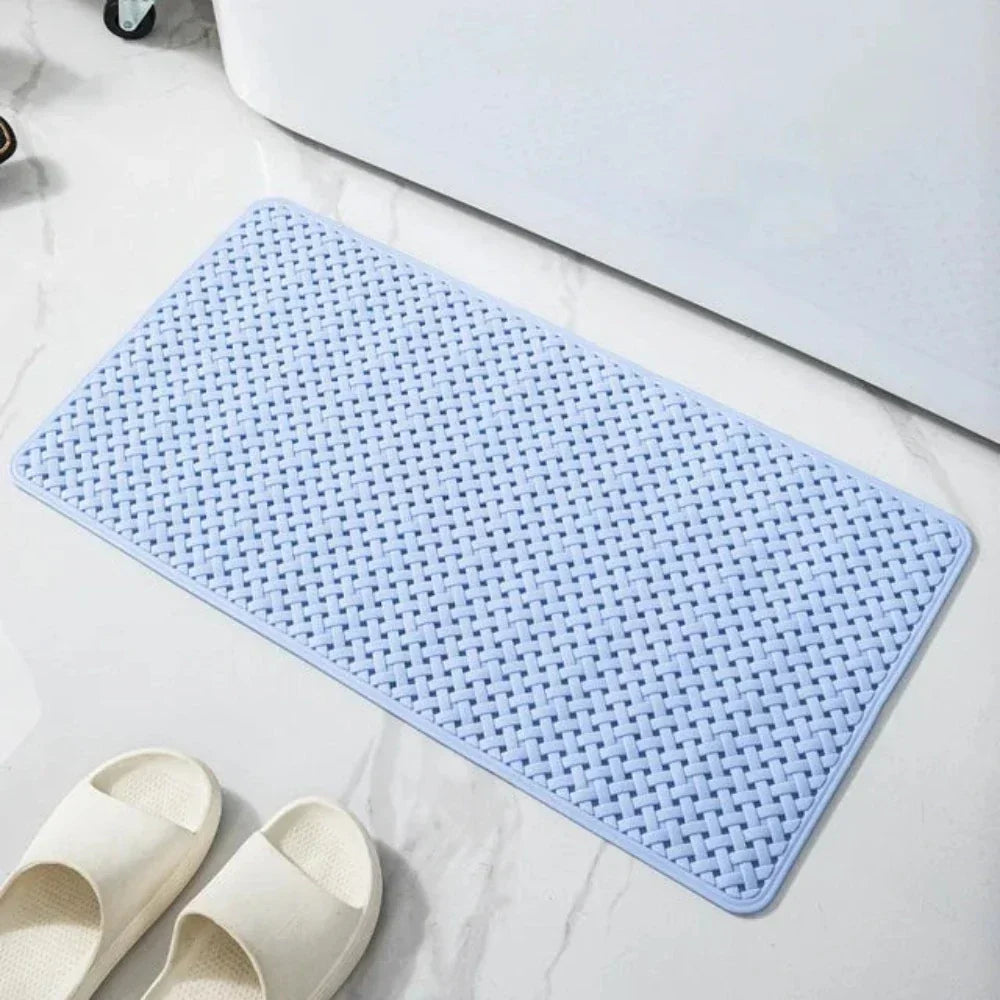 Non-Slip Bathtub Mat with Suction Cups Quick Drying Rubber Bath Mat Anti-Slip Shower Mat for Bathtub Safety for Elderly and Children