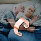 Anti Snoring Ring Magnetic Acupressure Finger Ring Adjustable Open Band Worn on the Little Finger at Night Slim Metal Sleep Aid