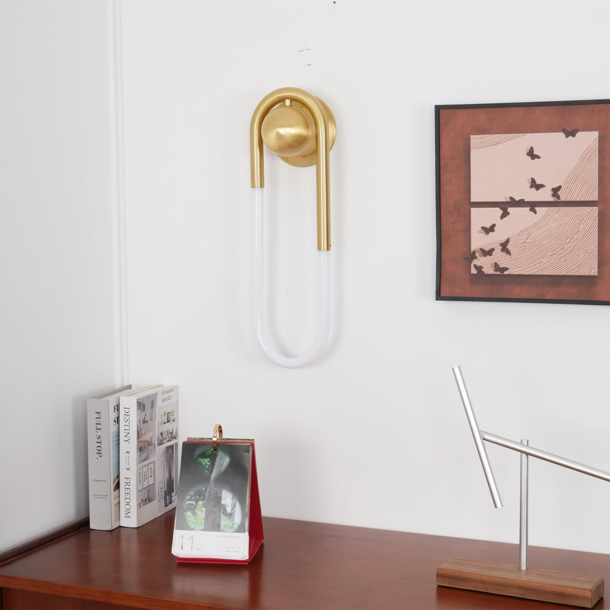 Minimalist Metal Wall Light for Living Room and Bedroom — Ashbury Home & Living