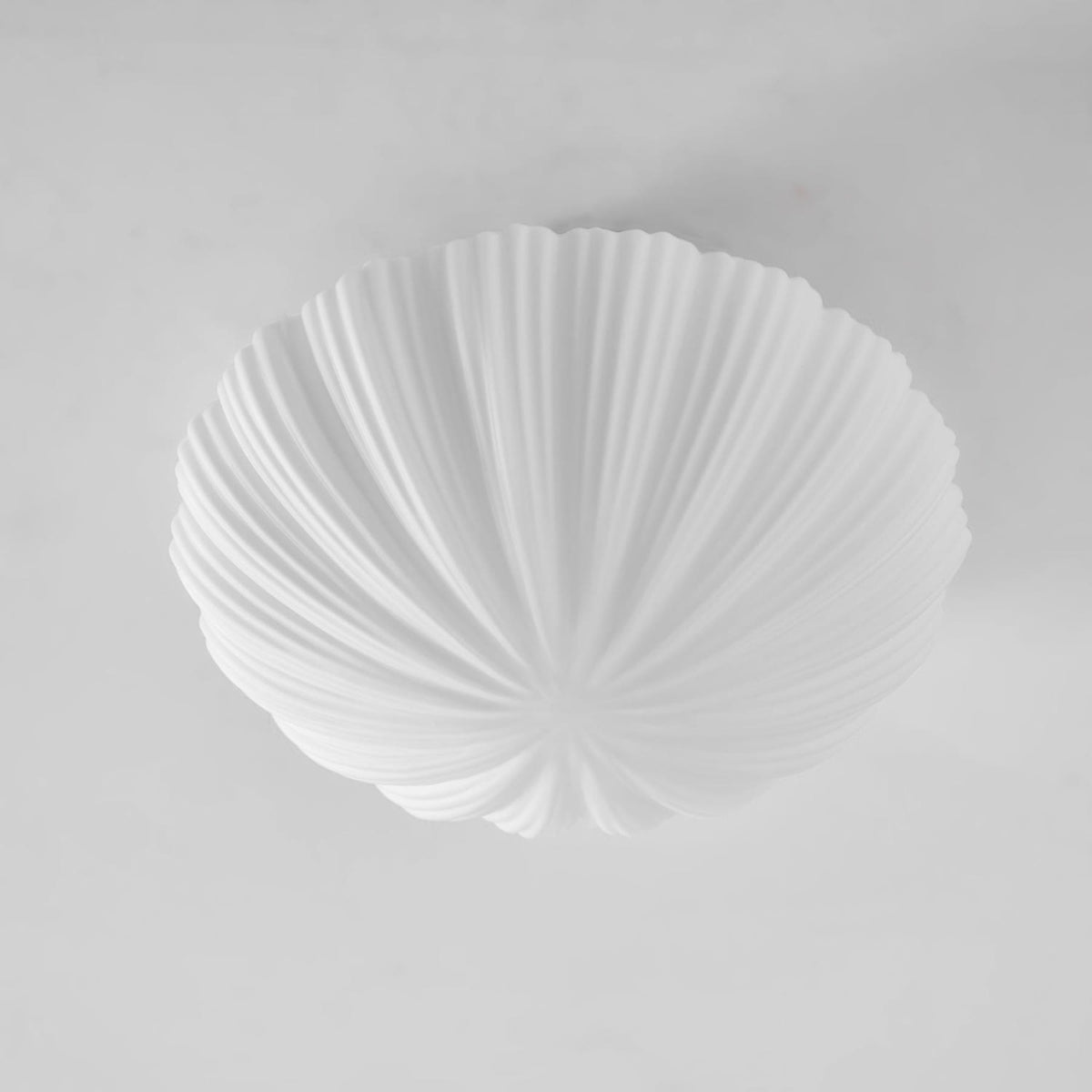 Modern Glass Flush Mount Ceiling Light — Ashbury Home & Living