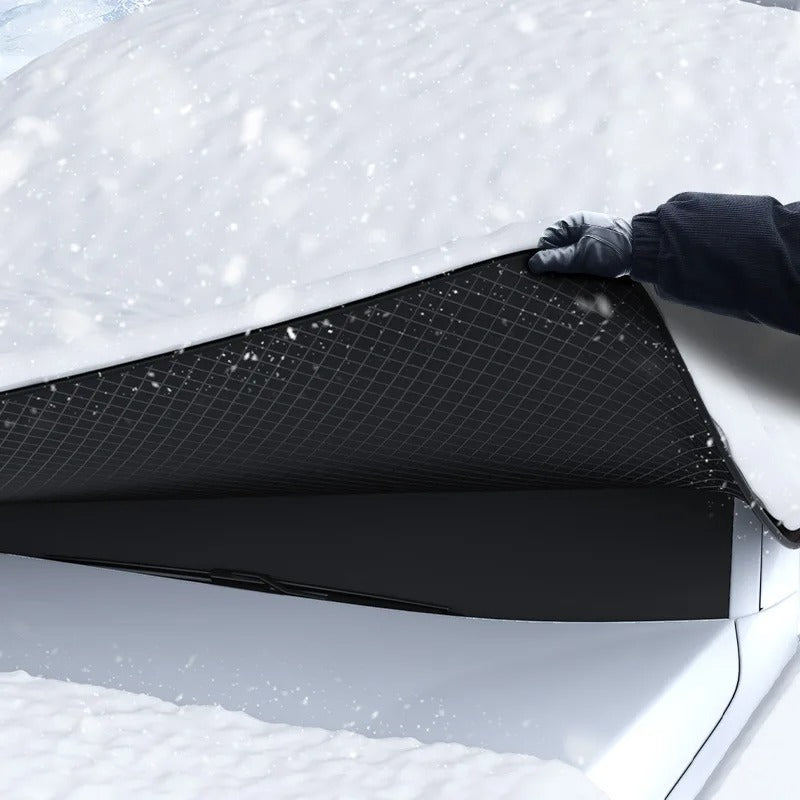 Magnetic Car Windscreen Snow Cover Frost Protector with Mirror Covers Waterproof Winter Windshield Cover for Cars and SUVs