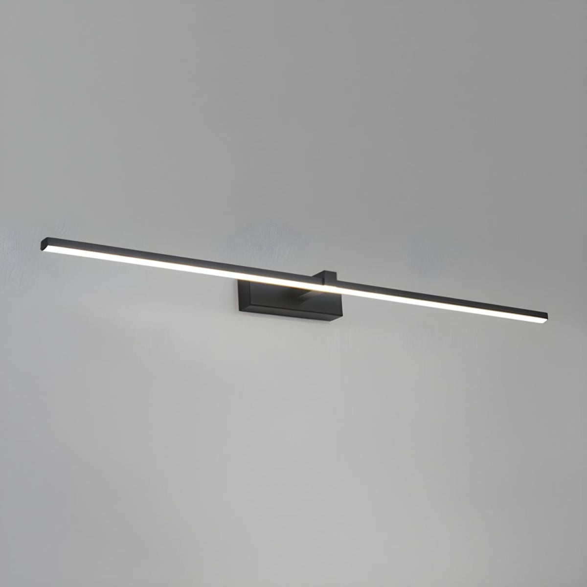 Modern Iron Linear Wall Light With Integrated LED for Hallway — Ashbury Home & Living