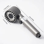 High Pressure Handheld Shower Head with Replaceable Filter Adjustable Massage and Rain Spray Modes Universal Fit for Low Water Pressure