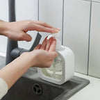 Refillable Soap Dispenser Pump Bottle Square Minimalist Hand Soap and Lotion Dispenser for Bathroom Basin | Kitchen Sink and Shower