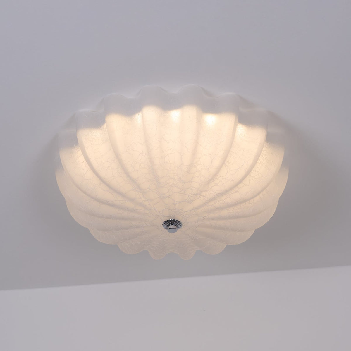 Vintage Glass Flush Mount Ceiling Light for Living Room — Ashbury Home & Living
