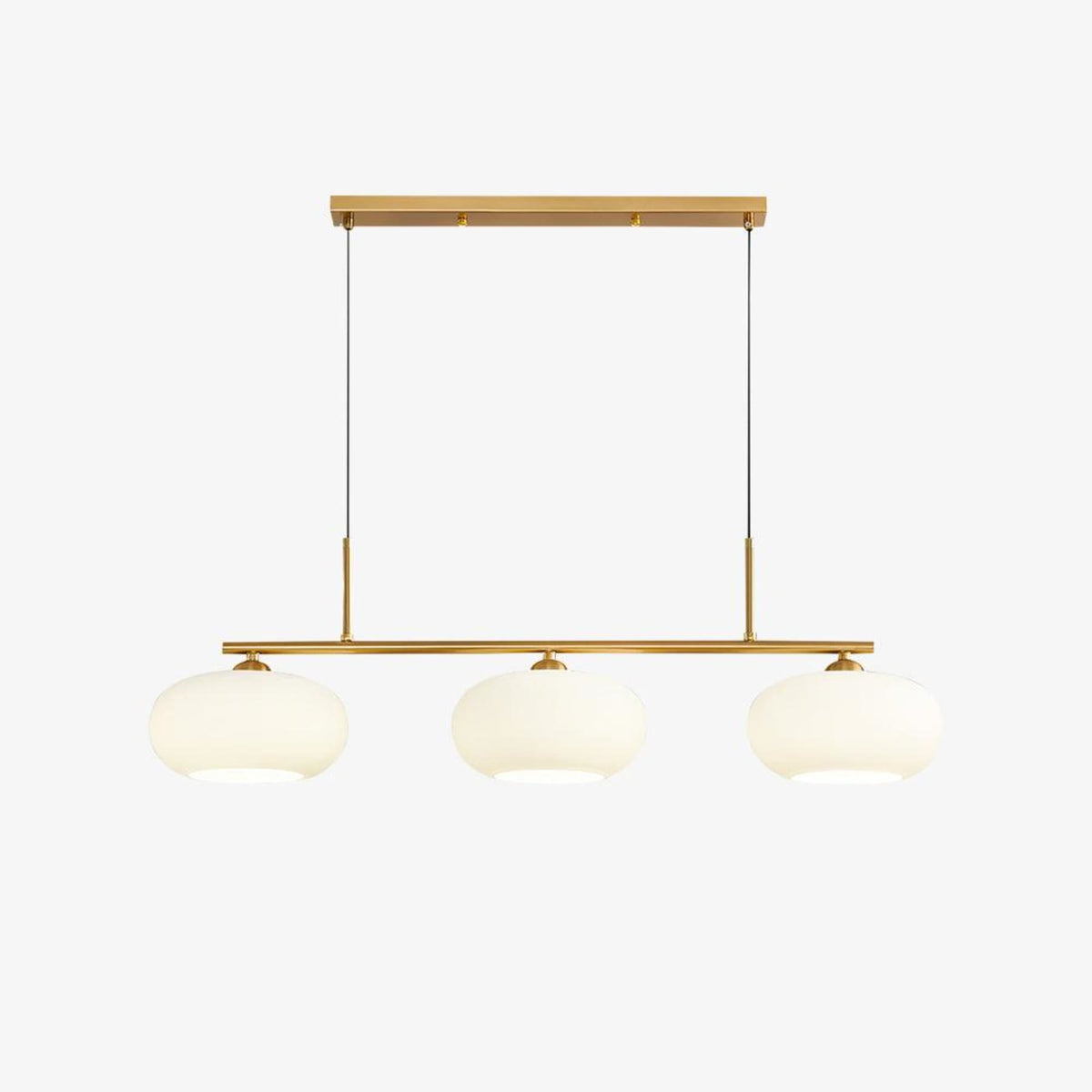 Modern Glass Pendant Light With Tri-Colour LED Glow — Ashbury Home & Living