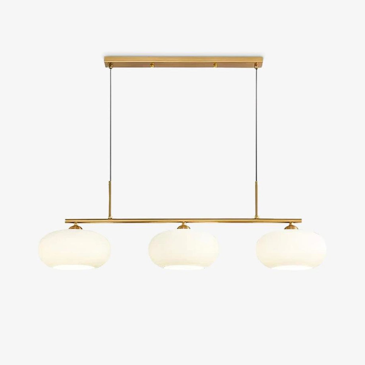 Modern Glass Pendant Light With Tri-Colour LED Glow — Ashbury Home & Living
