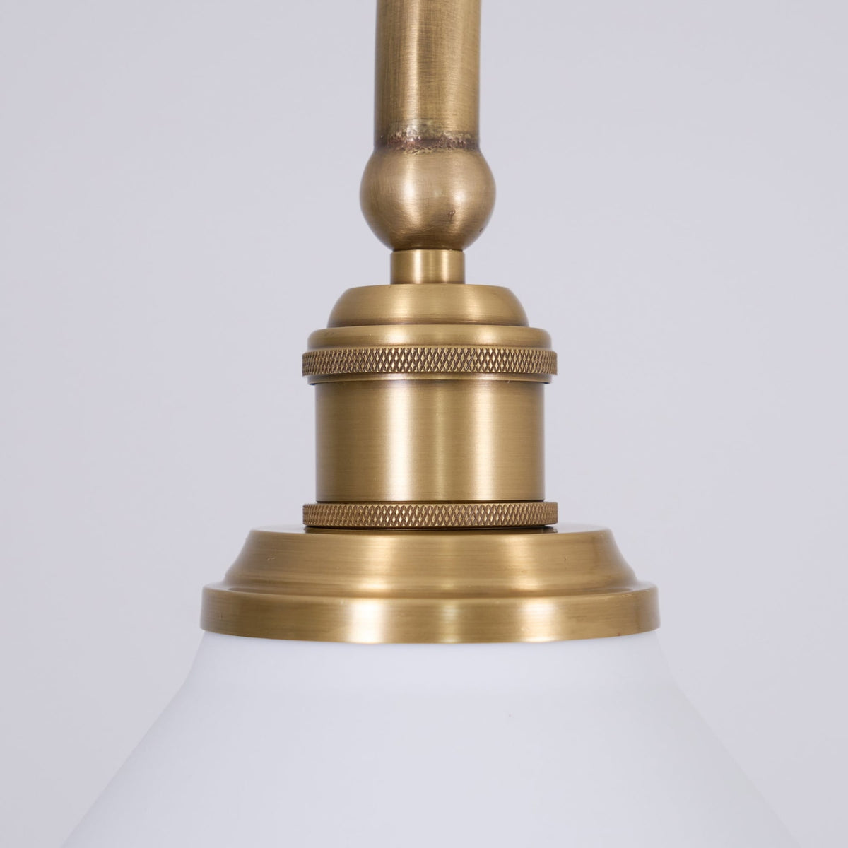 Modern Brass Pendant Light With Ceramic Shades for Dining Room — Ashbury Home & Living