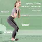 Pedal Resistance Band Four Tube Latex Sit Up Pull Rope with Foam Handles and Non Slip Foot Pedals Home Workout Trainer for Abdominal | Arm and Leg