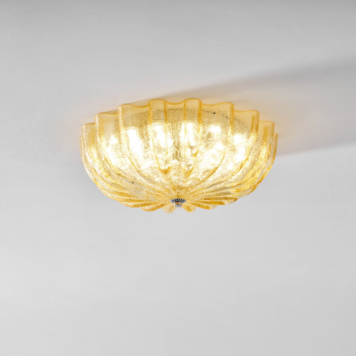 Vintage Glass Flush Mount Ceiling Light for Living Room — Ashbury Home & Living