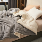 Sherpa Fleece Blanket Thick Warm Flannel Bed Blanket Double Sided Plush Throw Machine Washable Winter Blanket for Bedroom | Sofa