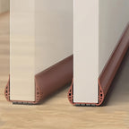 Under Door Draught Excluder Double Sided Door Seal Strip with Brush Adjustable Draft Stopper for Interior and Exterior Doors | Noise and Dust