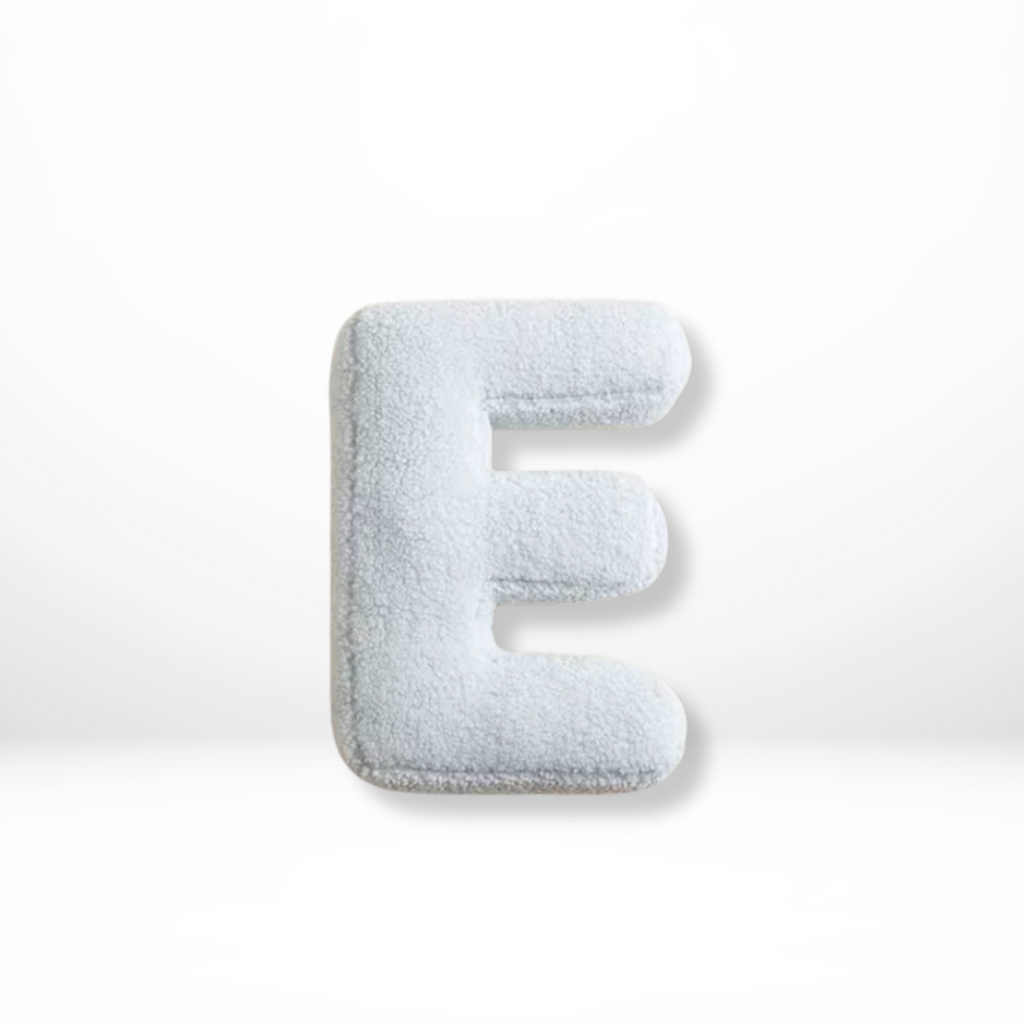 Alphabet Letter Cushion Soft Velvet Look Decorative Letter Pillow Personalised Initial Cushion for Sofa | Bed and Kids Room