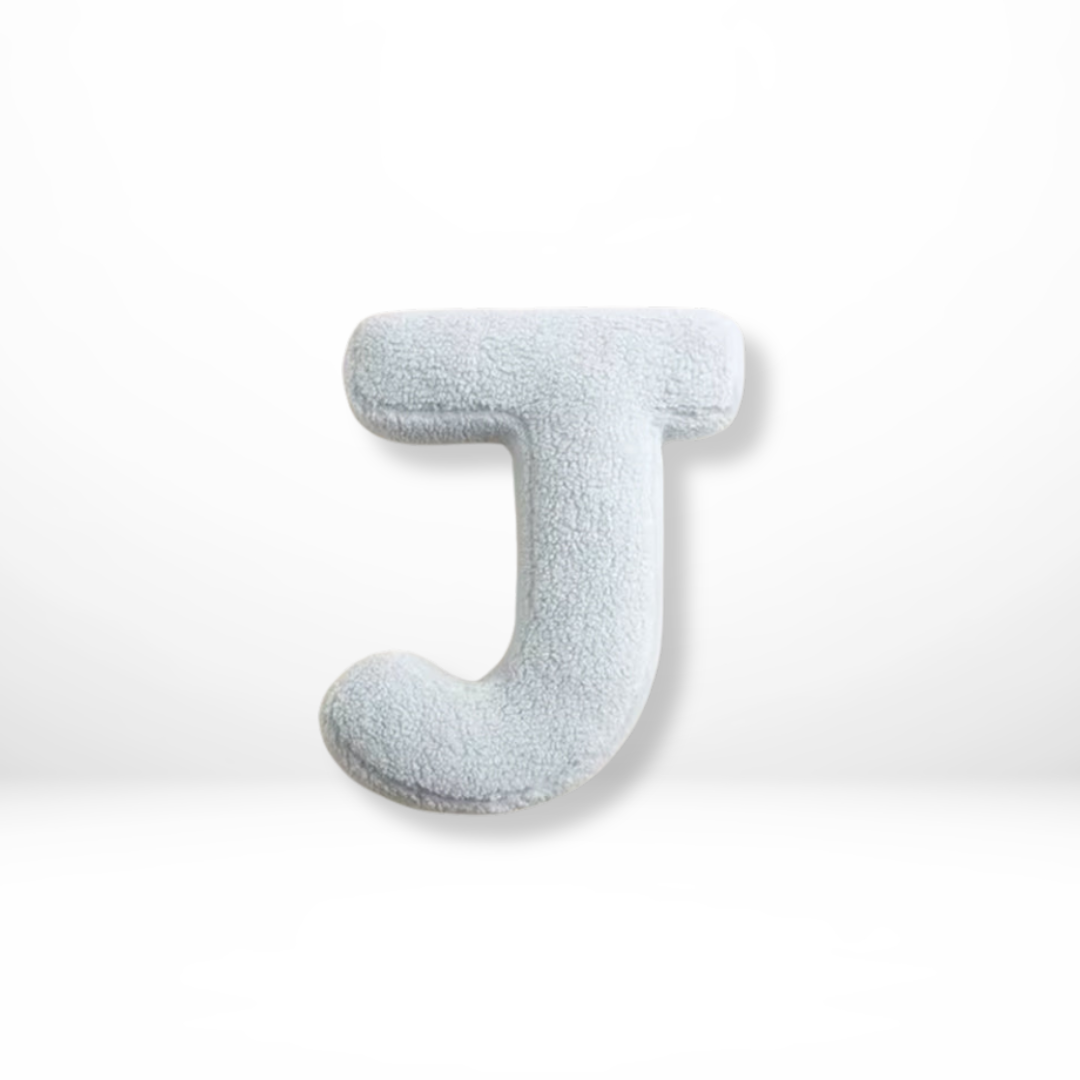 Alphabet Letter Cushion Soft Velvet Look Decorative Letter Pillow Personalised Initial Cushion for Sofa | Bed and Kids Room