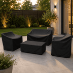 Water Repellent Garden Furniture Cover Dust and Leaf Protection Patio Set Cover for Outdoor Tables | Chairs and Seating Groups