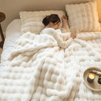 Reversible Fleece Blanket Soft Double Sided Bed Blanket Lightweight All Season Throw for Sofa | Bed and Armchair