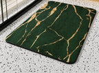 Diatomite Stone Bath Mat Quick Dry Non Slip Marble Effect Bathroom Floor Mat with Rubber Backing Absorbent Shower Mat for Bathroom | Kitchen