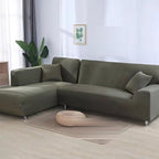 Stretch Sofa Cover Elastic Non-Slip Couch Slipcover Soft Brushed Fabric Washable Furniture Protector for Armchair | Loveseat and Corner Sofa