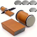 Rolling Knife Sharpener Set Diamond Sharpening Stone with Magnetic Angle Holder for Kitchen Knives | Pocket Knives and Tools