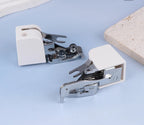 Side Cutter Presser Foot for Sewing Machines Metal Overlock Foot that Cuts and Sews in One Step for Low Shank Domestic Machines
