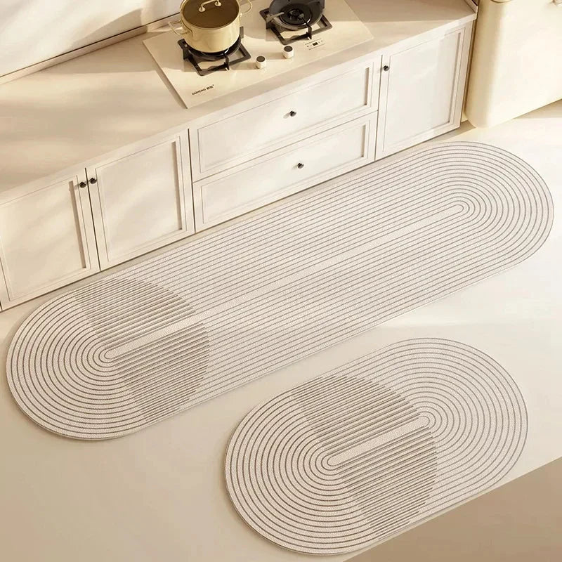 Non-Slip Kitchen Mat Absorbent Cushioned Kitchen Runner Rug Washable Anti-Slip Floor Mat for Kitchen | Sink Area and Hallway