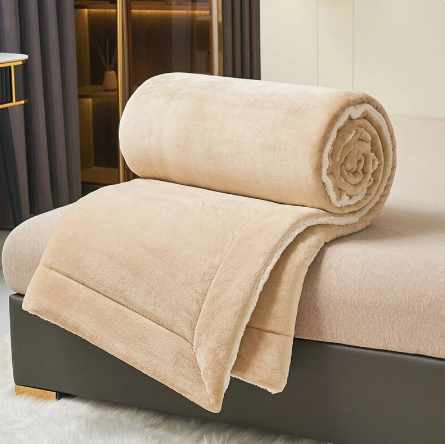 Sherpa Fleece Blanket Thick Warm Flannel Bed Blanket Double Sided Plush Throw Machine Washable Winter Blanket for Bedroom | Sofa