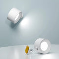 Cordless LED Wall Light Rechargeable Magnetic Wall Lamp with Rotating Head Dimmable Touch or Remote Control for Bedroom | Hallway and Stairs