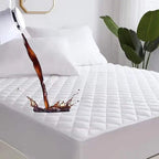 Quilted Waterproof Mattress Protector Fitted Deep Pocket Mattress Cover Soft Breathable Bed Protector for Children and Adults