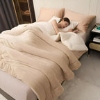 Sherpa Fleece Blanket Thick Warm Flannel Bed Blanket Double Sided Plush Throw Machine Washable Winter Blanket for Bedroom | Sofa