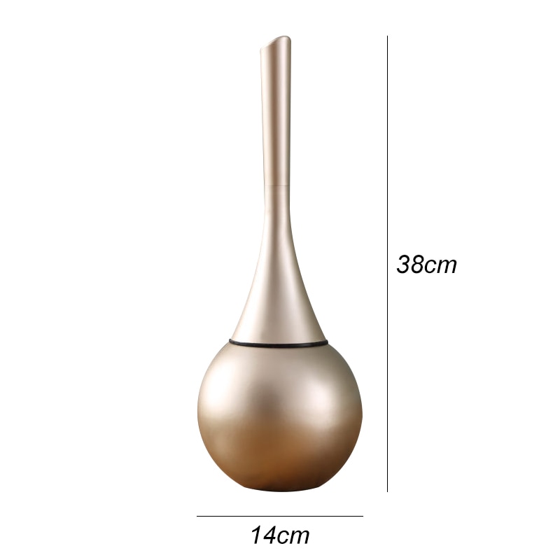 Toilet Brush and Holder Set Splash Proof Freestanding Toilet Brush with Removable Drip Tray Stainless Steel and ABS for Bathroom
