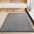 Absorbent Door Mat Quick Drying Non Slip Woven Texture Entrance Mat Dirt Trapping Machine Washable Doormat for Front Door | Hallway and Bathroom