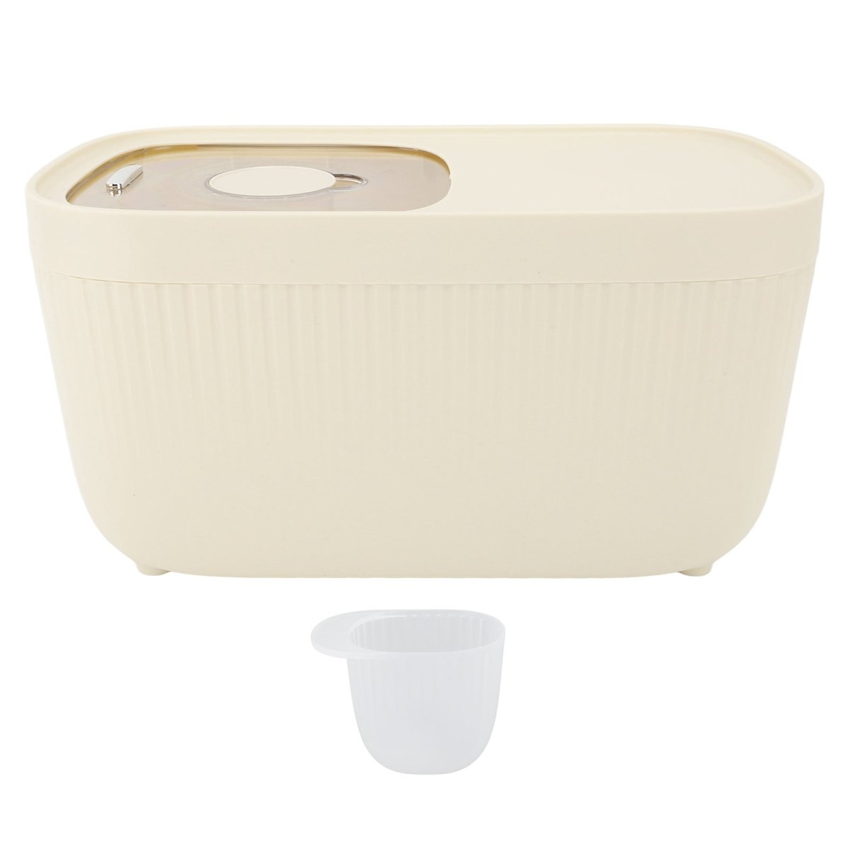 Airtight Pet Food Storage Container with Silicone Seal Lid Moisture Proof Dry Food Bin for Dogs | Cats and Small Pets Kitchen Cupboard Storage