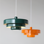 Scandinavian Glass Pendant Lights LED Light With Dimmable E27 Bulb